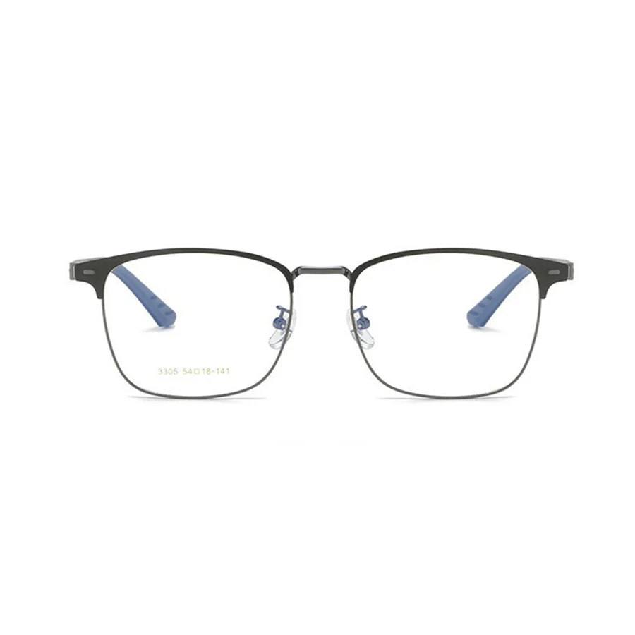 Men's Business-Style Browline Fashion Glasses VK2369 - Image 12