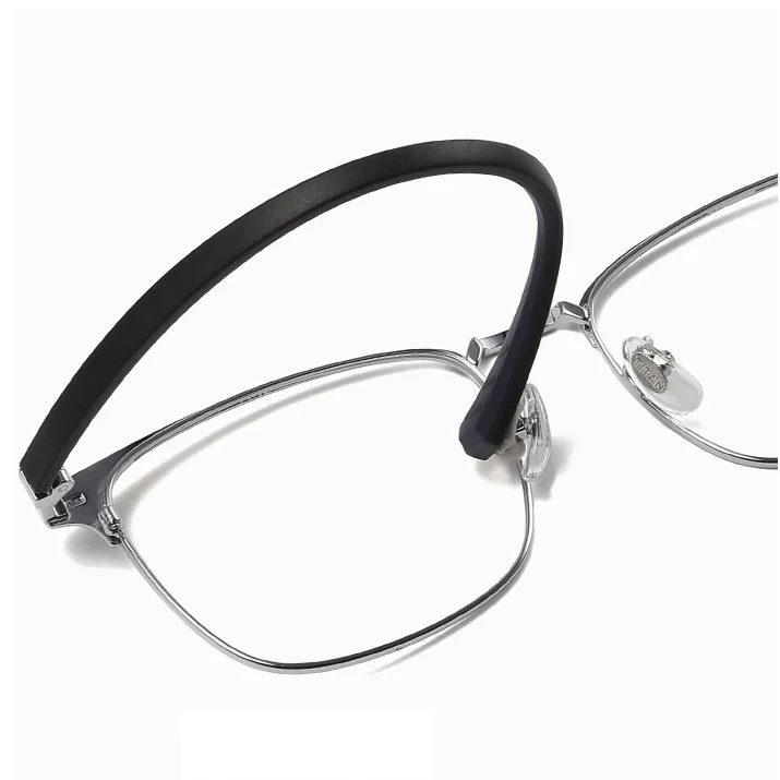 Men's Business-Style Browline Fashion Glasses VK2369 - Image 4