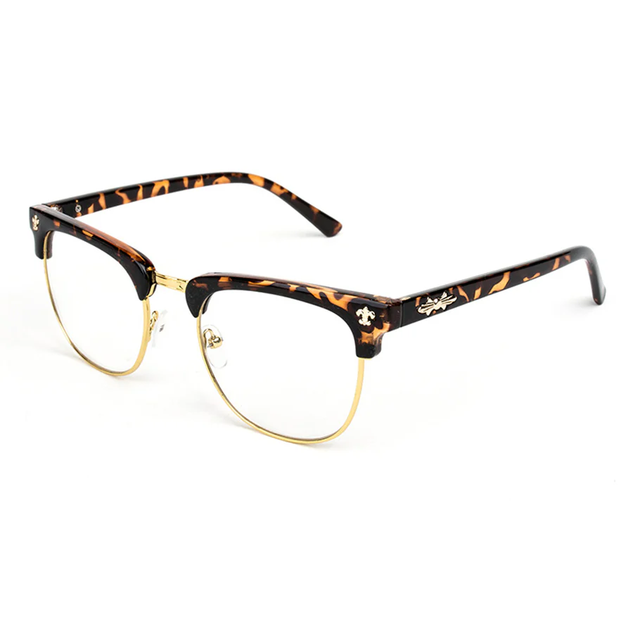 Unisex Vintage Browline Eyeglasses VK2377 - Image 4