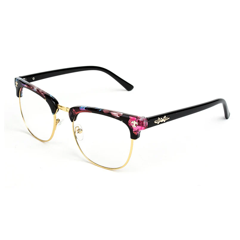 Unisex Vintage Browline Eyeglasses VK2377 - Image 5