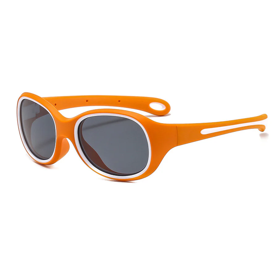 Kids Round Silicone Sunglasses with Flexible Frame VK2379 - Image 10