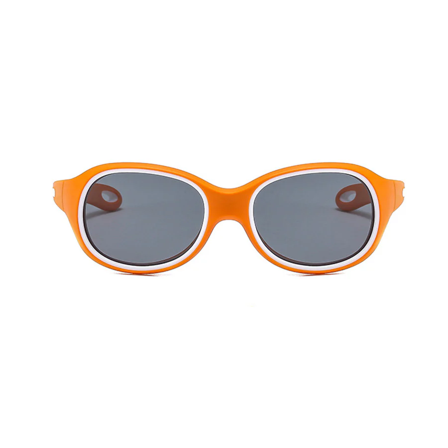 Kids Round Silicone Sunglasses with Flexible Frame VK2379 - Image 9