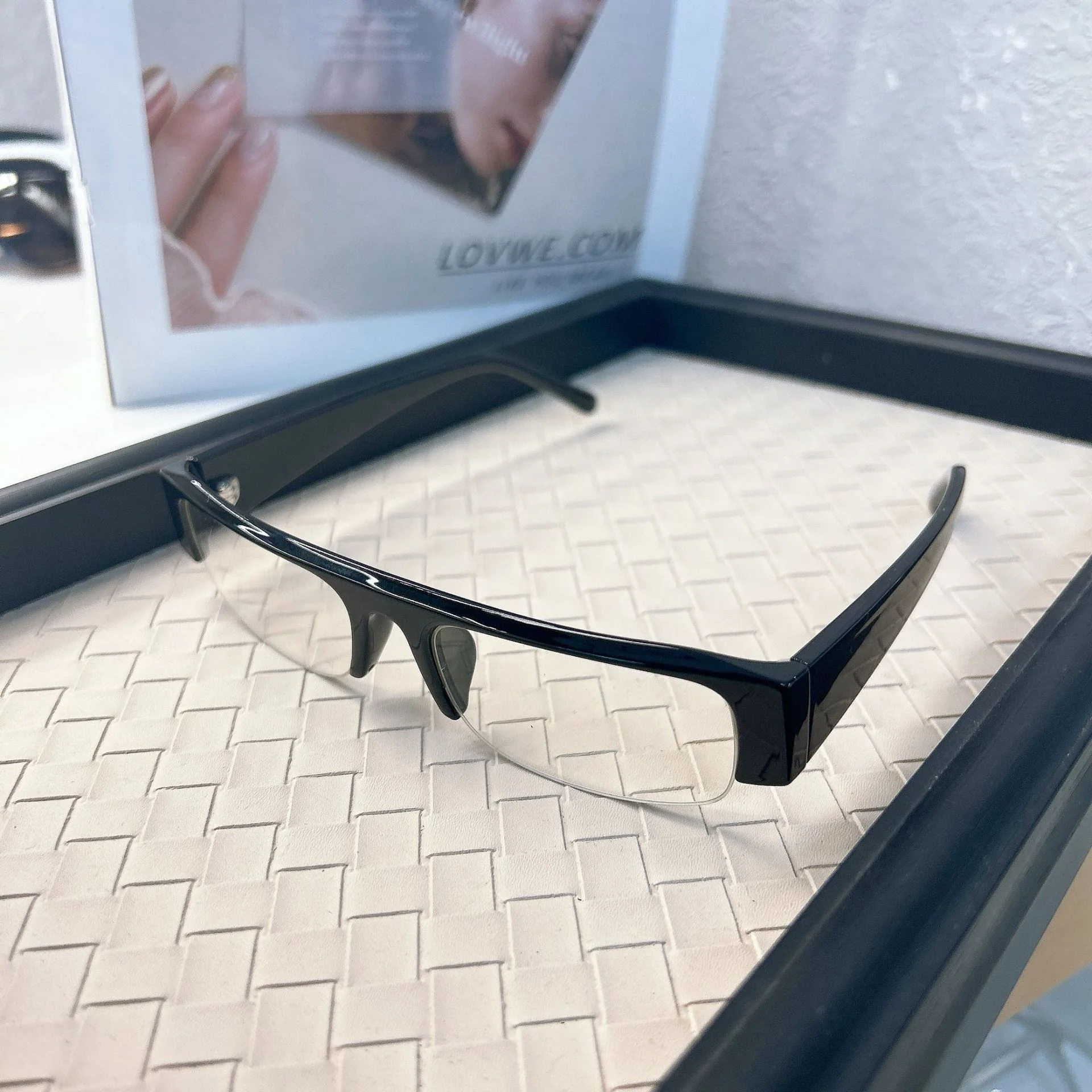 Half-Rim Vintage 90s Inspired Fashion Glasses VK2386 - Image 7
