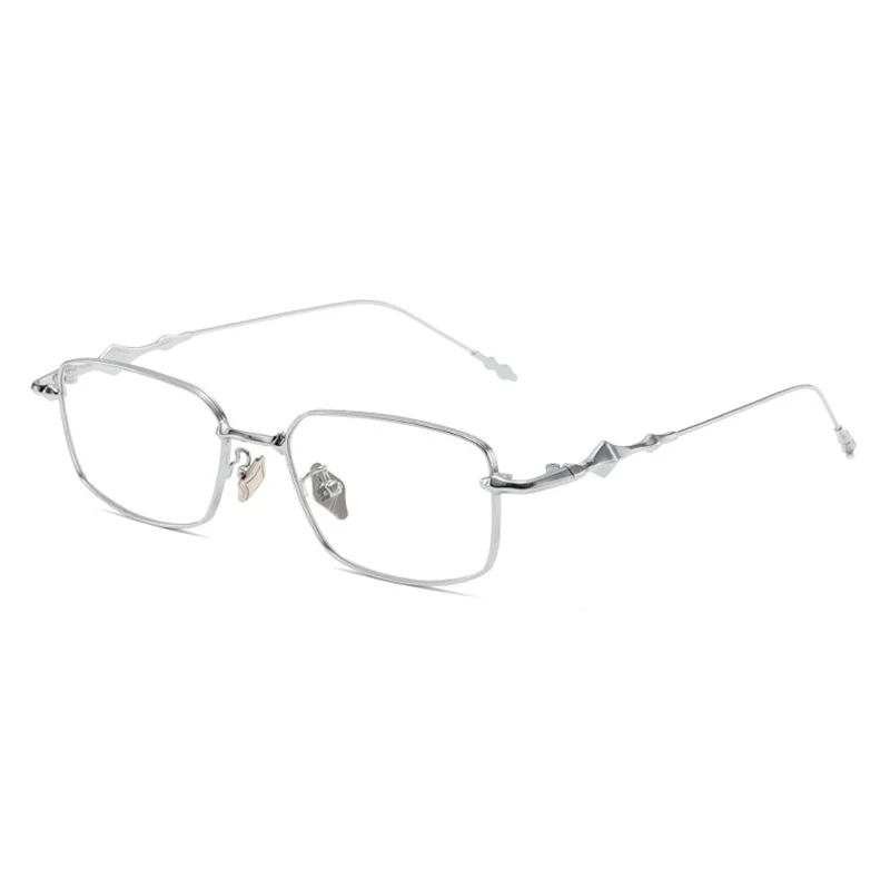Chic Metal Rectangular Glasses Frames VK2398 - Image 7
