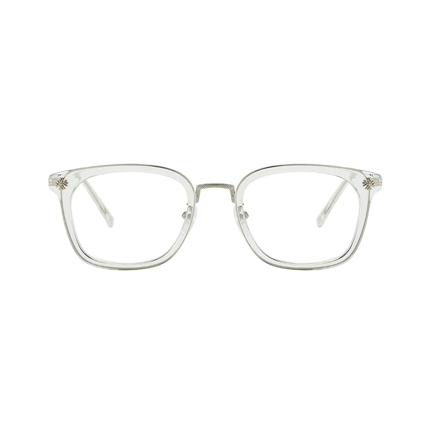 Square TR and Metal Glasses Frame VK2402 - Image 12