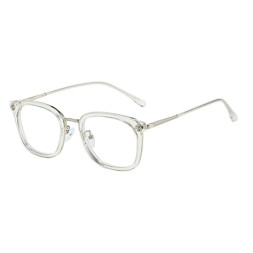 Square TR and Metal Glasses Frame VK2402 - Image 13