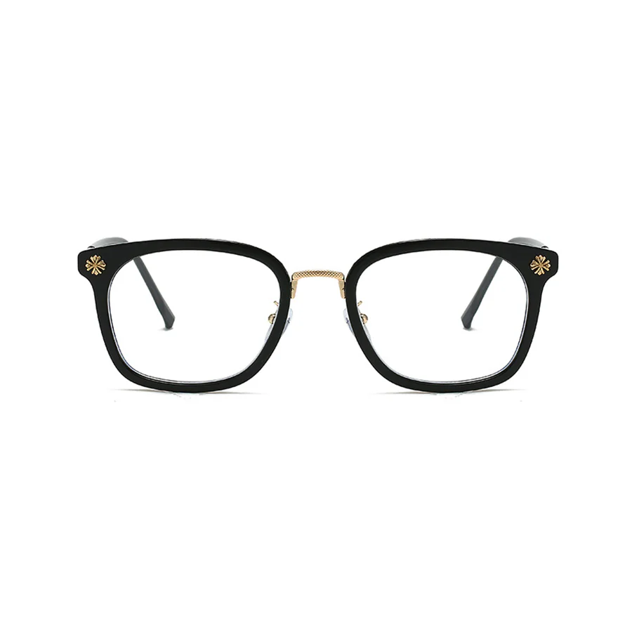 Square TR and Metal Glasses Frame VK2402 - Image 6