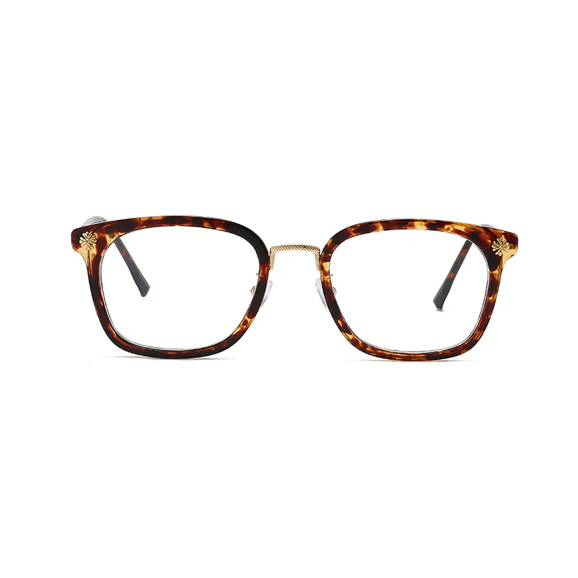 Square TR and Metal Glasses Frame VK2402 - Image 8
